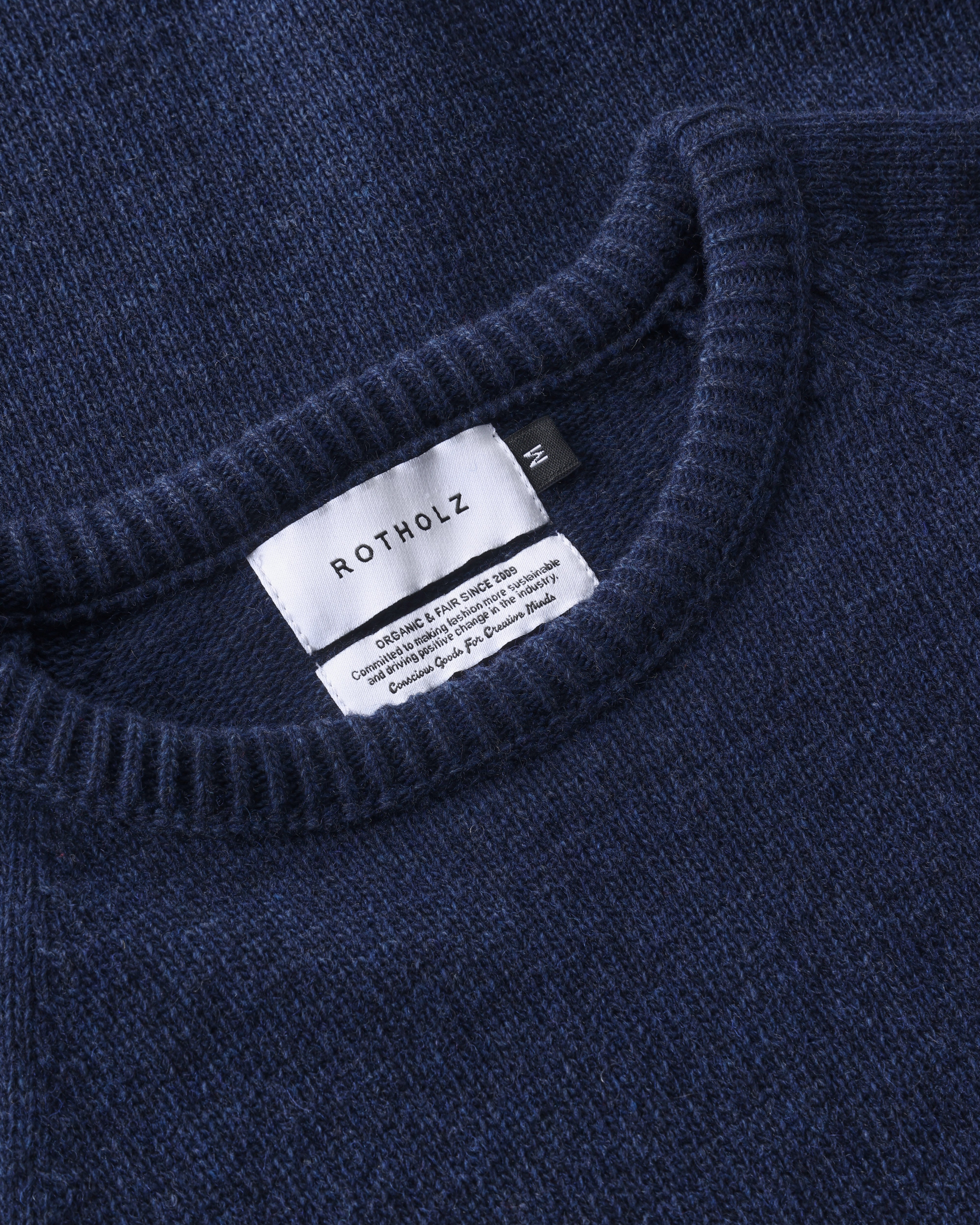 Smiling Knit Sweater Wool-Blend