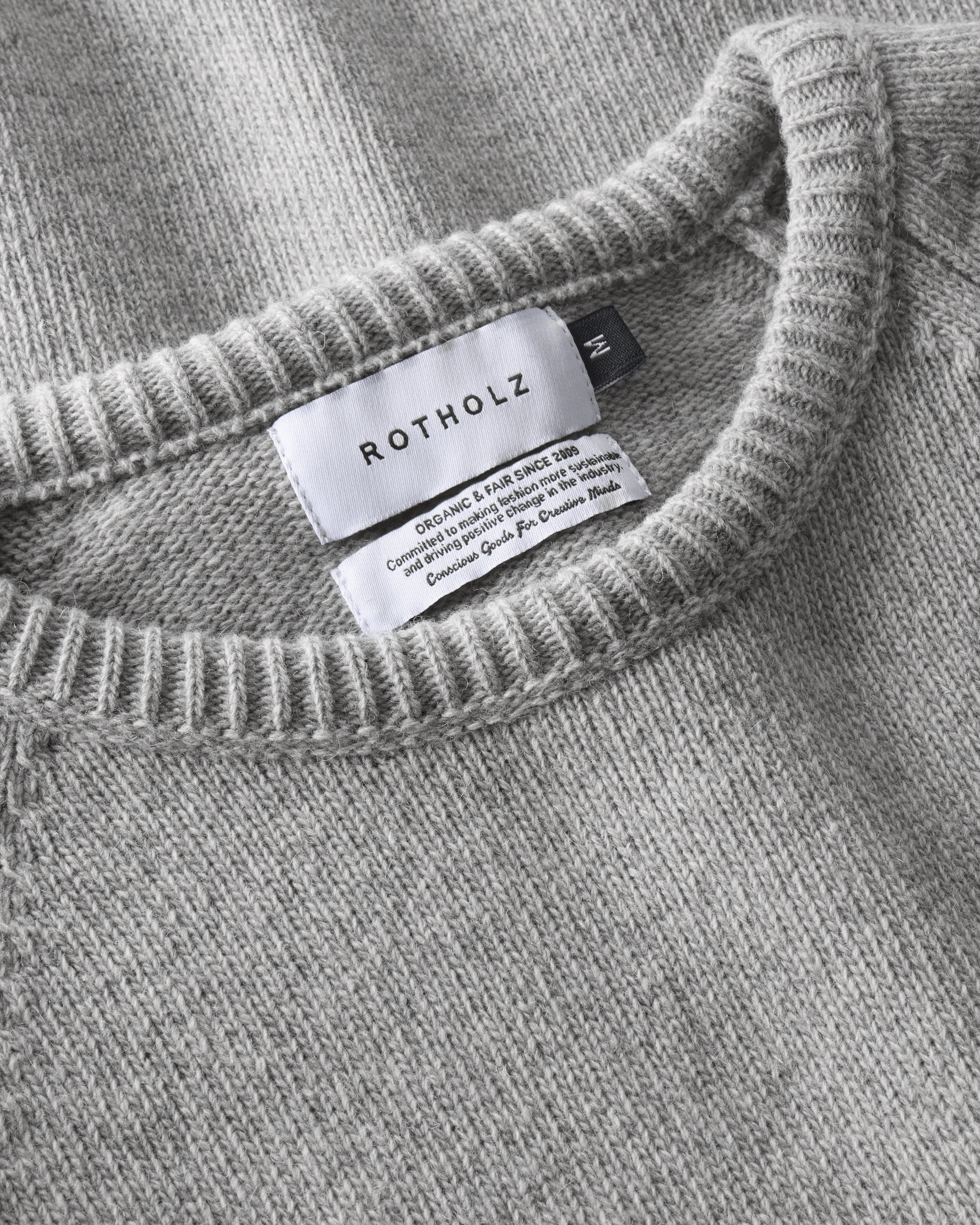 Smiling Knit Sweater Wool-Blend