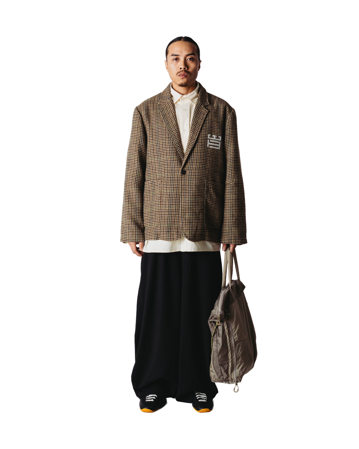 WBGing Check Blazer - brown*green