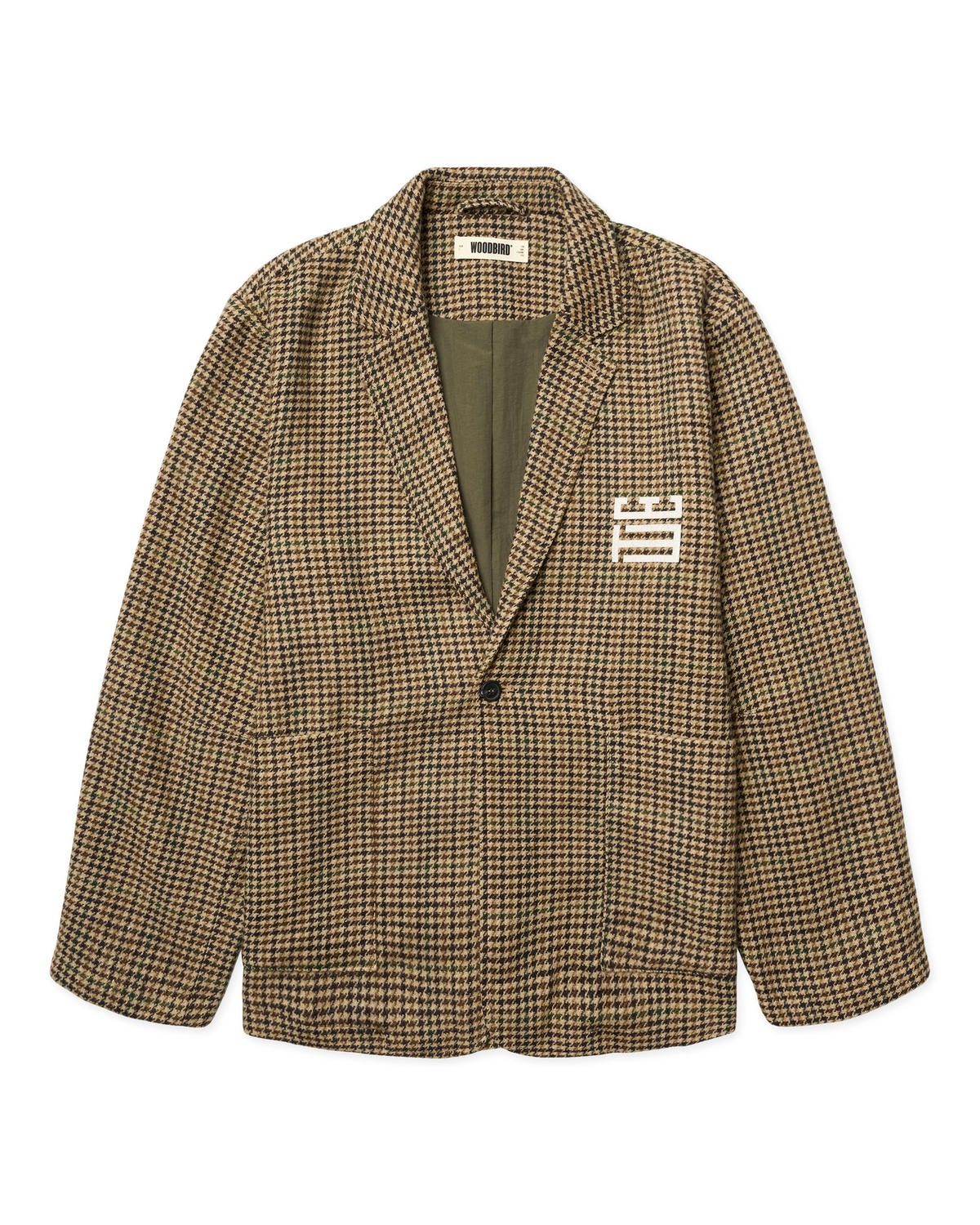 WBGing Check Blazer - brown*green