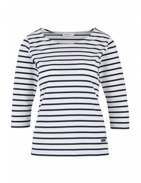 CAP COZ 3/4 sleeve Breton striped shirt