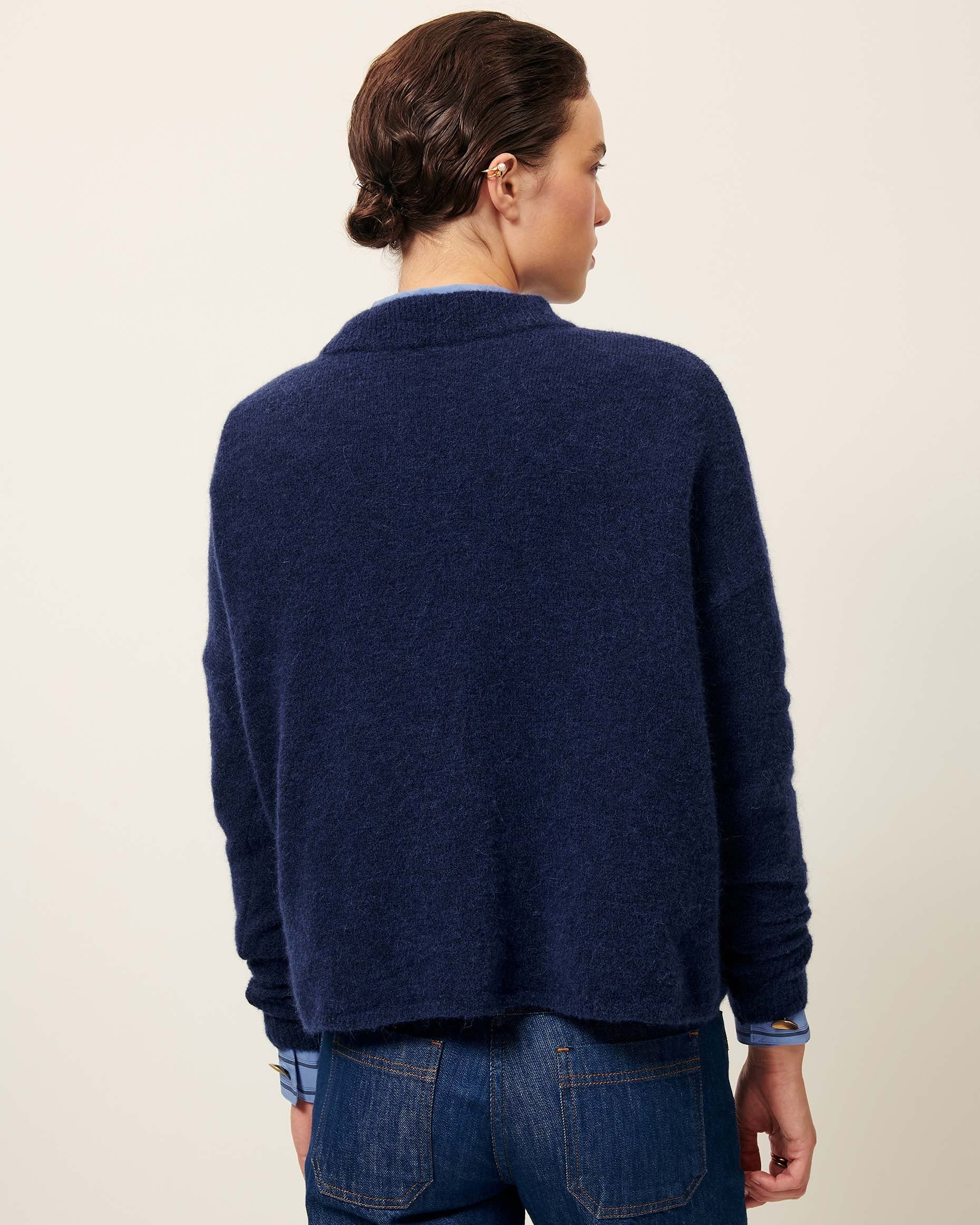 KUNLUN oversize knit sweat