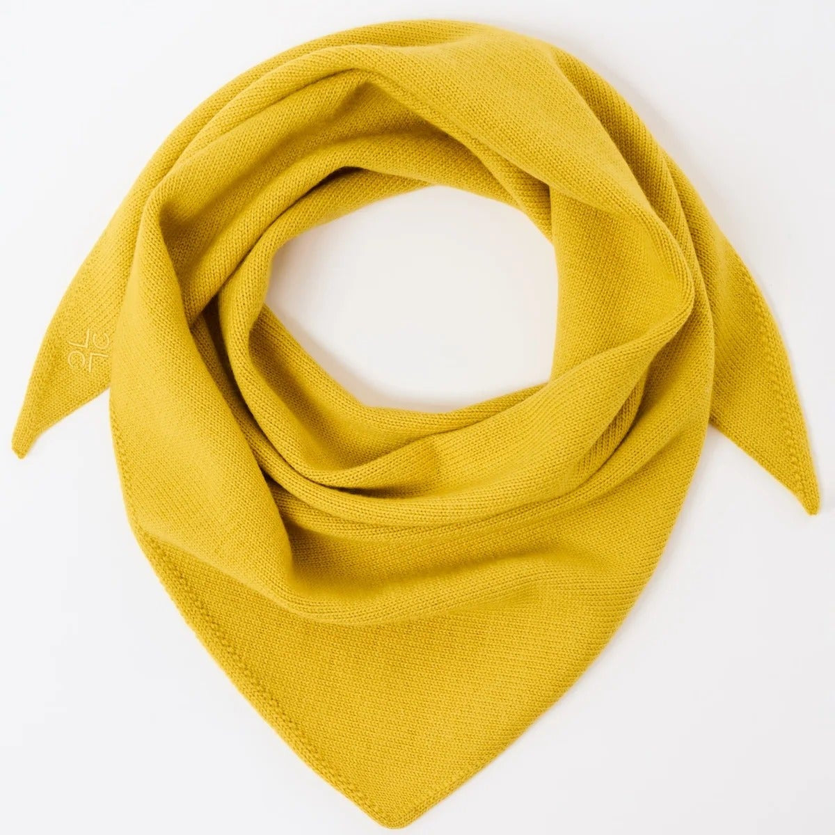 Triangle Shawl from GOTS-certified wool