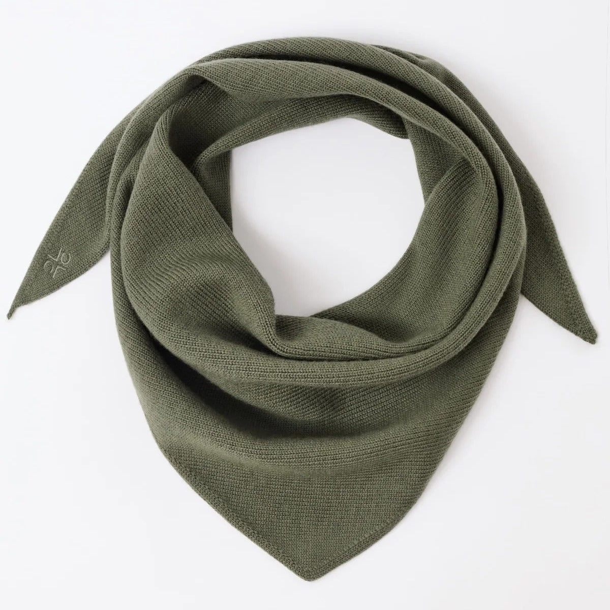 Triangle Shawl from GOTS-certified wool