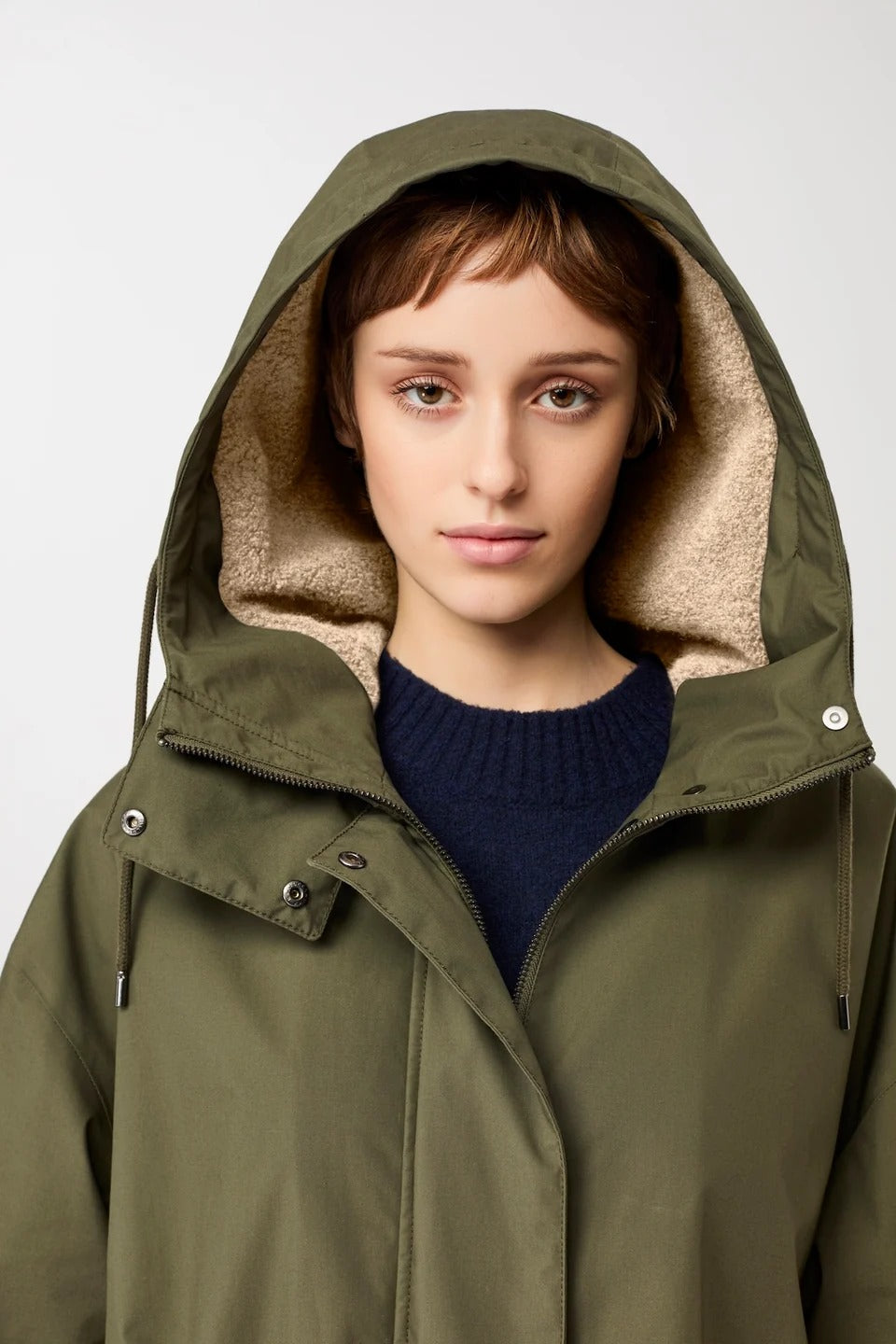 Long parka, lightly padded