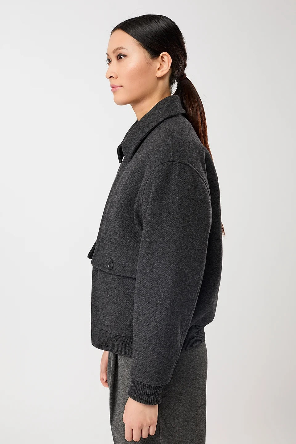 Blouson Style Made from Recycled Wool