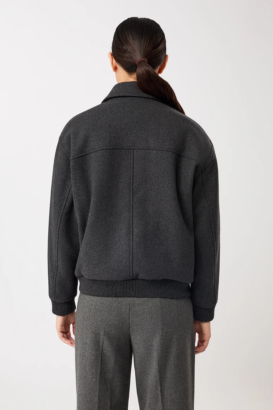 Blouson Style Made from Recycled Wool