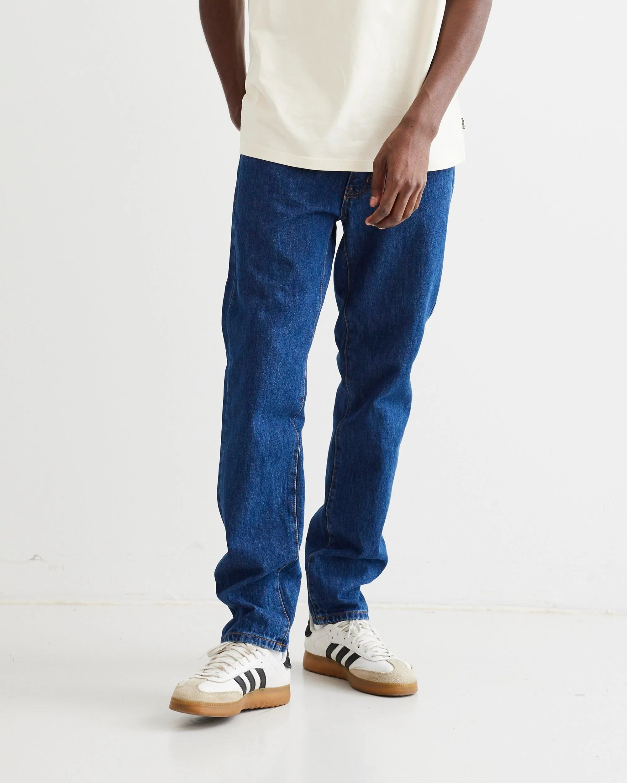WBDoc 90's Rinse Jeans straight tampered fit
