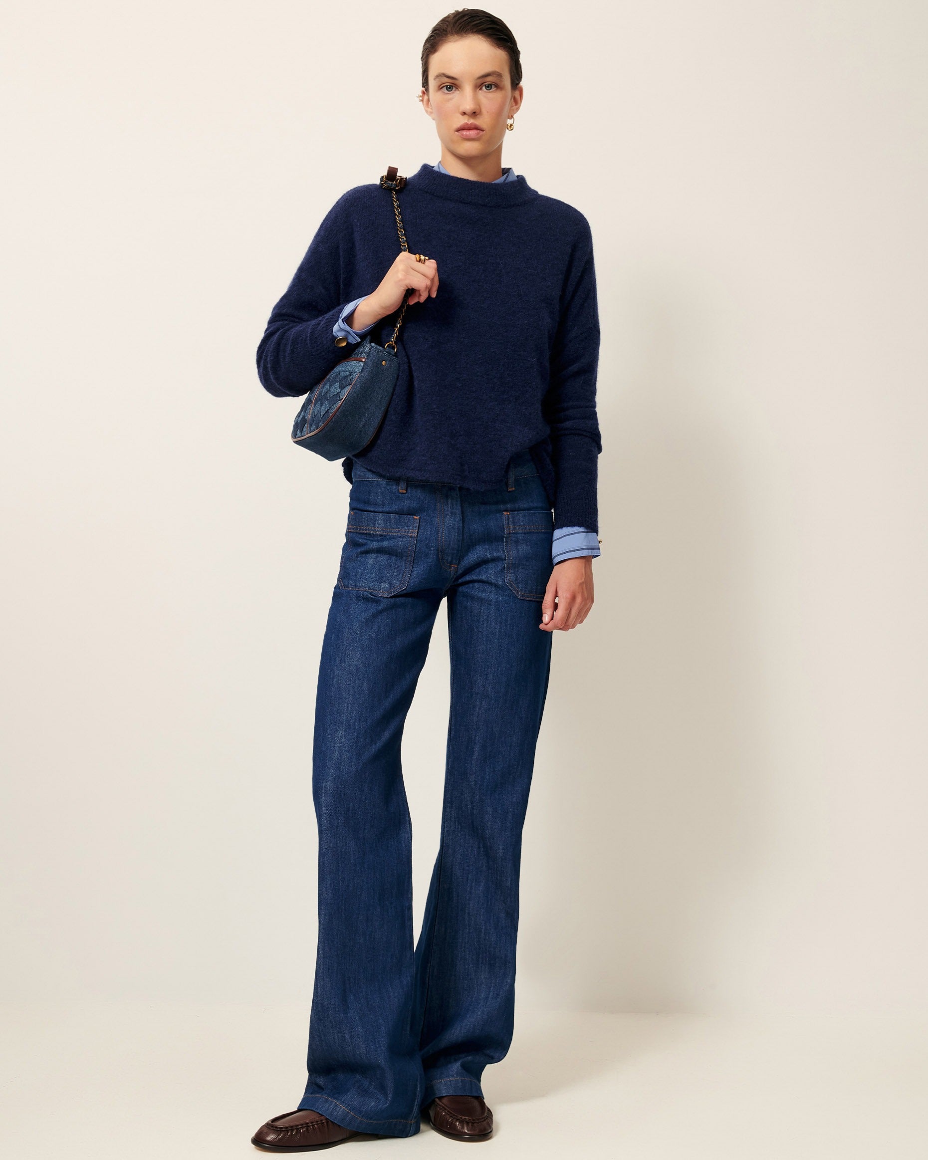 KUNLUN oversize knit sweat