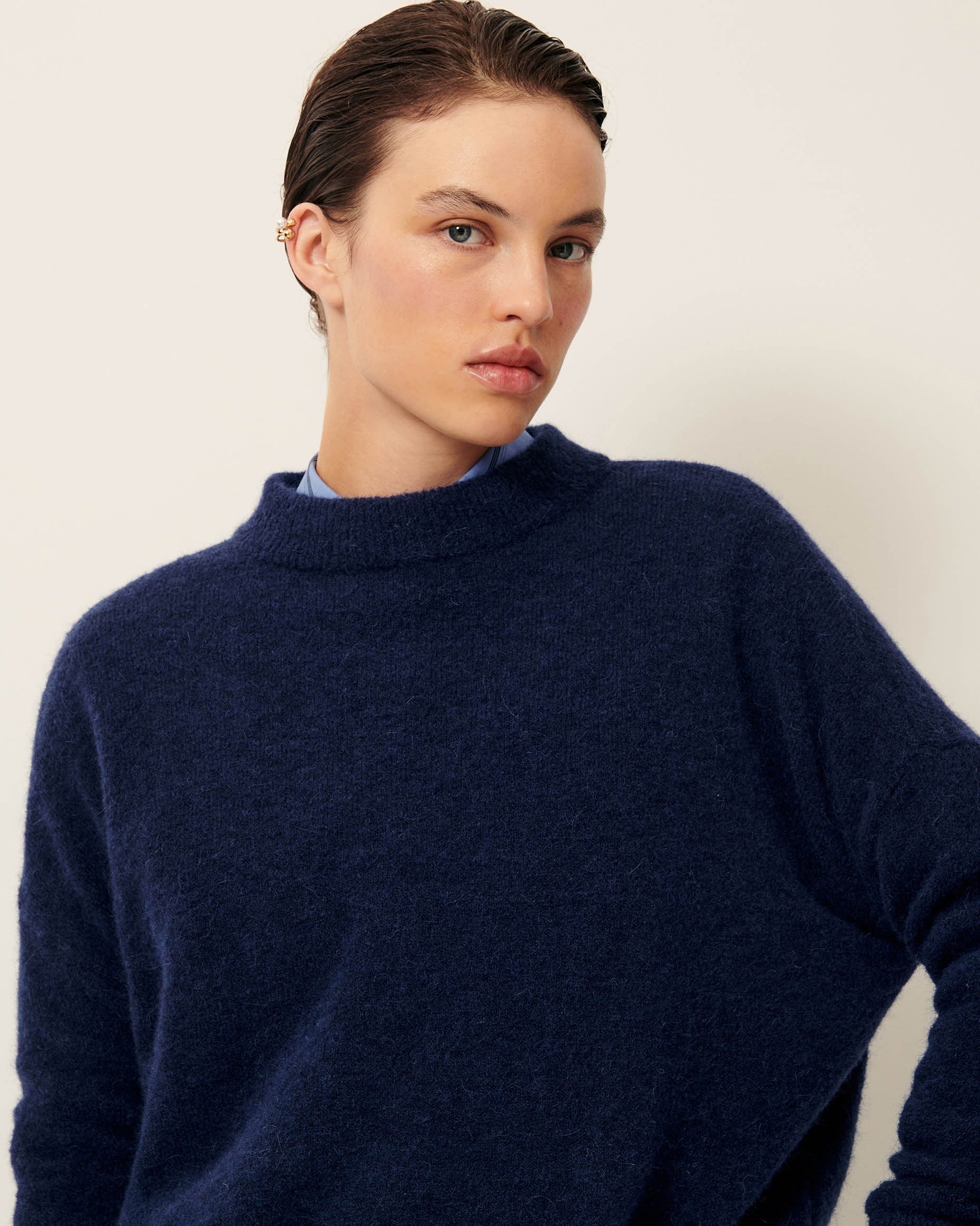 KUNLUN oversize knit sweat