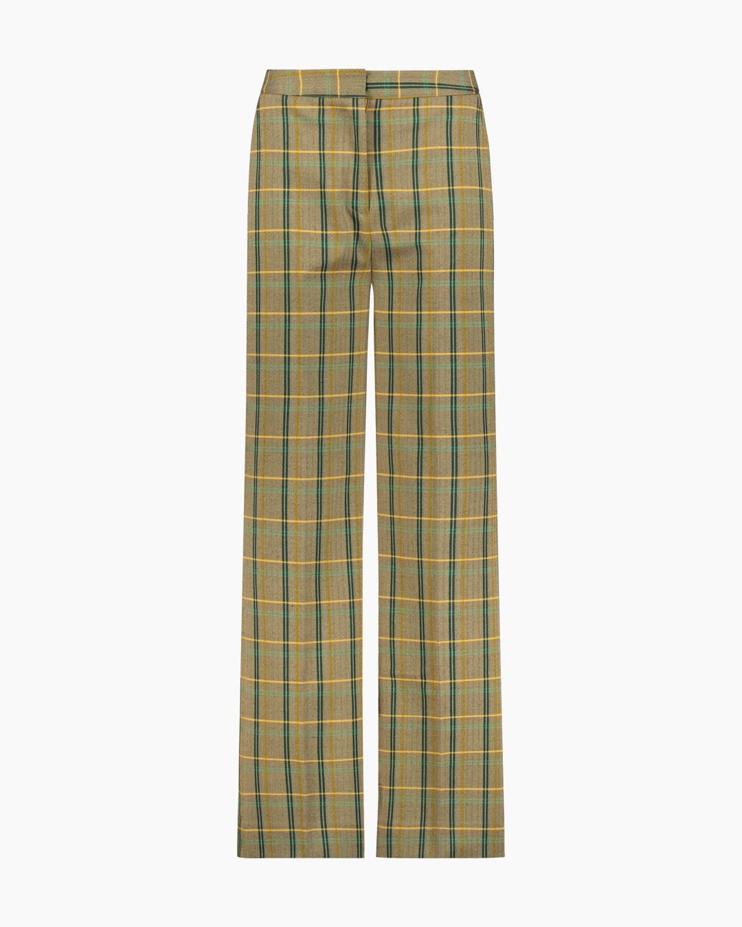 Another Label  MOORE check pants / women