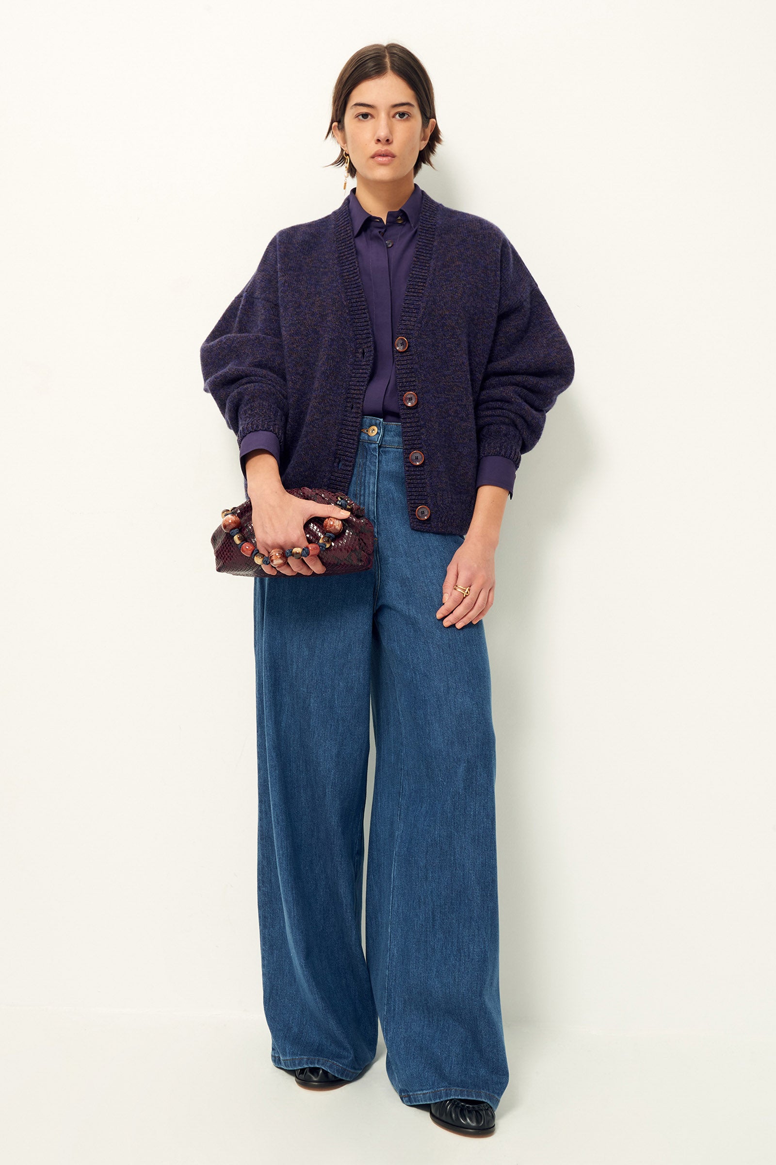SWEET MONROE oversized cardigan