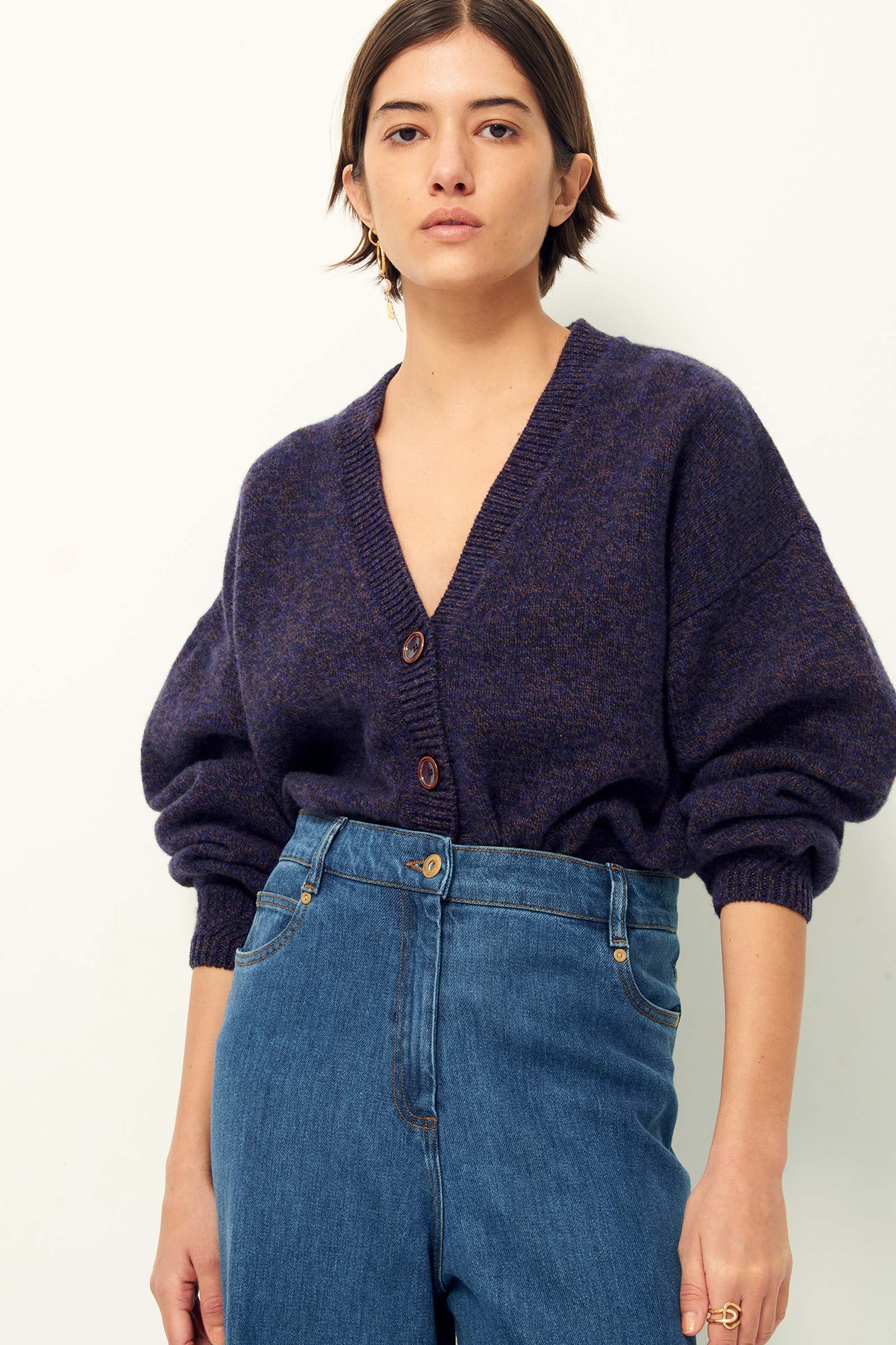 SWEET MONROE oversized cardigan