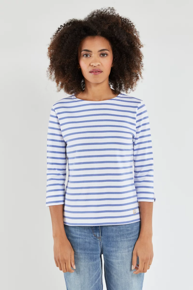 Amour Lux  Heritage Breton striped shirt / women