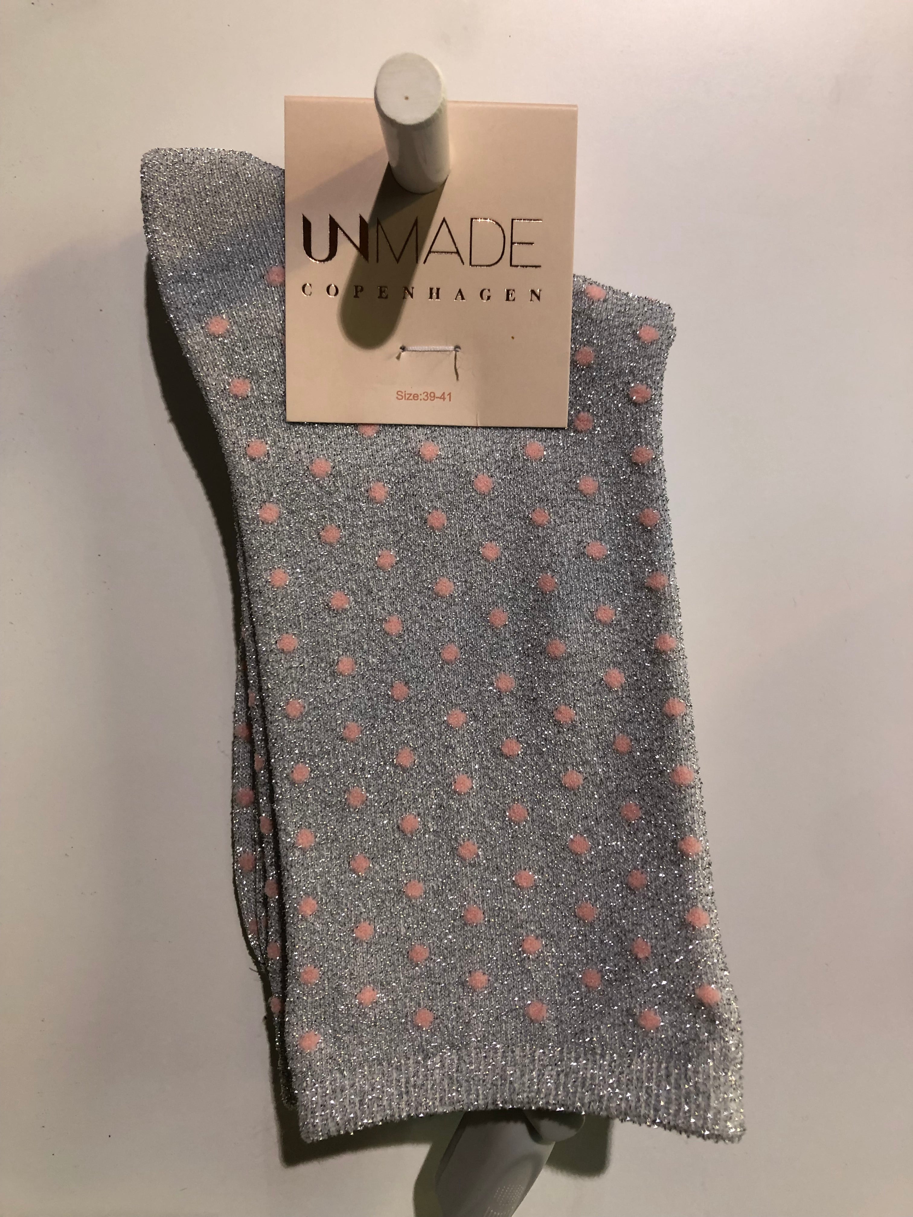 Unmade Copenhagen  MOONLIGHT glitter socks / women