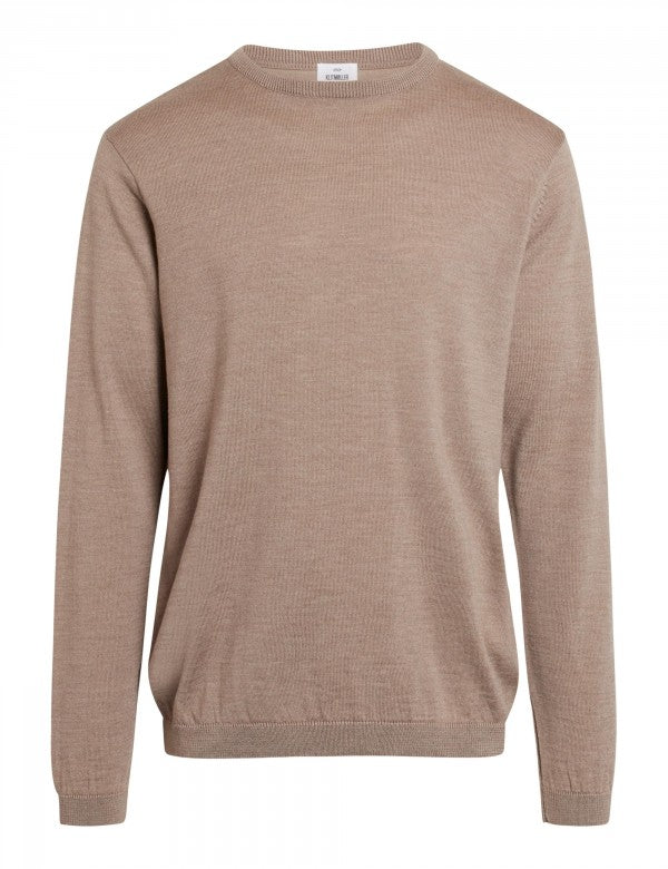 Mens basic merino knit sweater